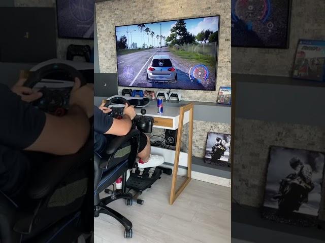 Need For Speed On PS5 With Gaming Steering Wheel And Race Paddles