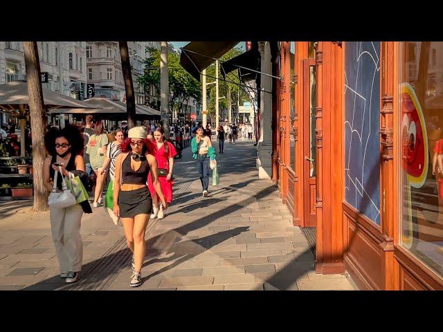 Walking in Vienna, Neubau & Mariahilfer Straße shopping street, May 2022 | 4K HDR | ASMR