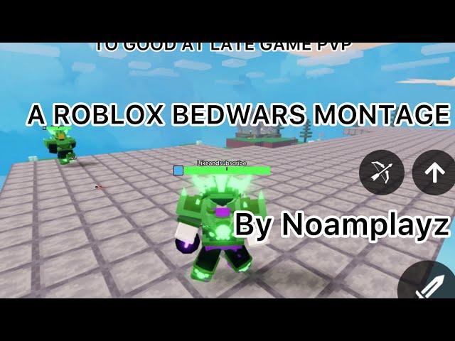 To good at late game PvP a roblox bedwars montage