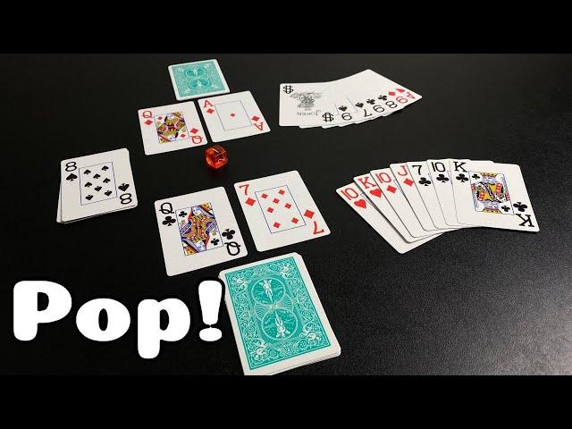 How to Play Pop! | a card game for two players with doubling and bluffing