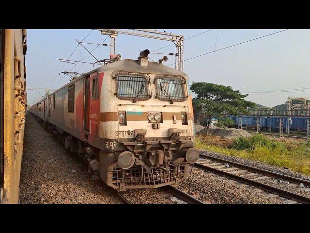 ANAKAPALLE TO VISAKHAPATNAM FULL TRAIN JOURNEY ON BOARD SIMHADRI EXPRESS TRAIN