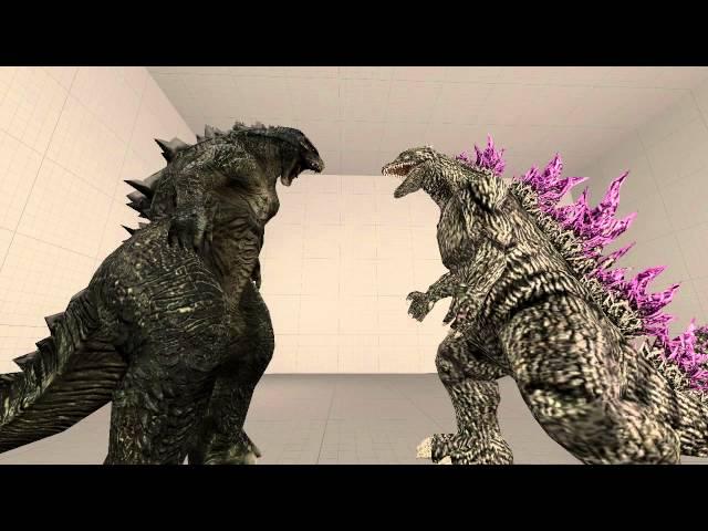 [SFM]Godzilla and Godzilla 2014