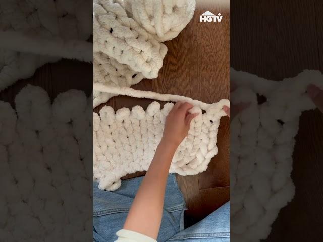 How to Hand Knit a Chunky Blanket 