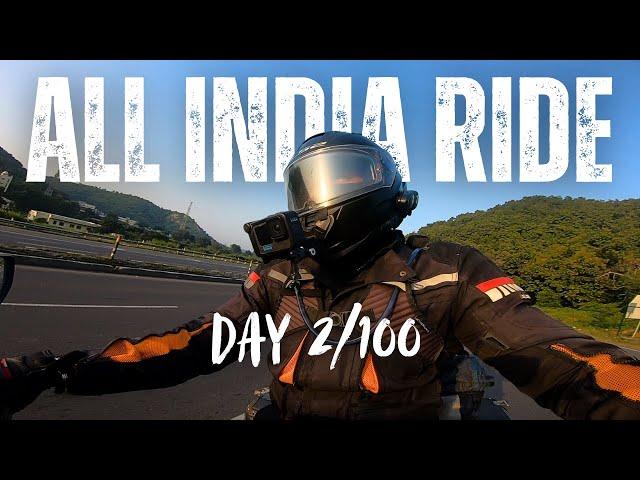 DAY 2/100 | ALL INDIA SOLO BIKE RIDE | 100DAYS ON WHEELS