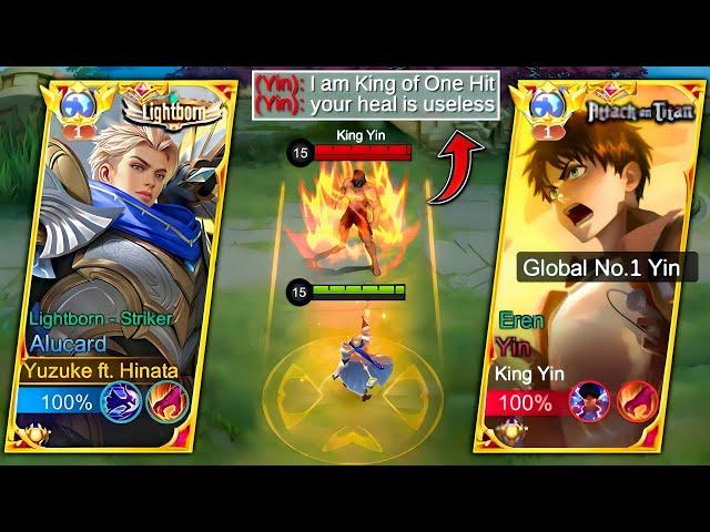 I Met Top 1 Global Yin (NOT CLICKBAIT) Lifesteal King Vs 1 Hit King | A Worthy Opponent - Who Win? 