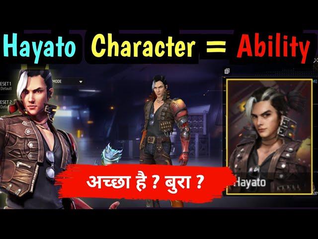 Freefire Hayato Character Ability | Hayato Character Ability Test | Hayato Character Skill