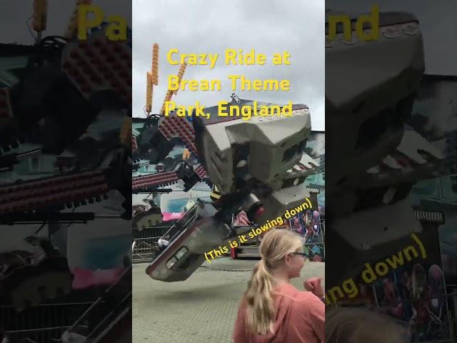 Crazy Ride at Brean Theme Park, England. #dogeblox #themepark