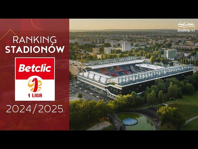 Ranking Stadionów 1 Ligi 2024/25