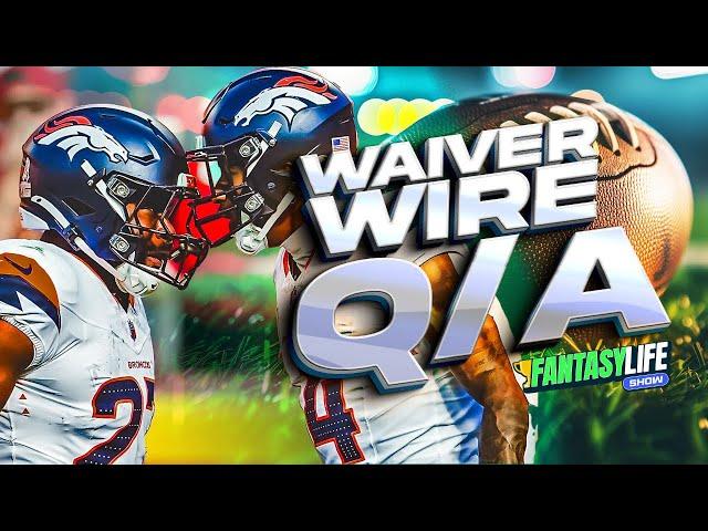 Fantasy Football Waiver Wire Week 11 | Audric Estime, MVS and More!