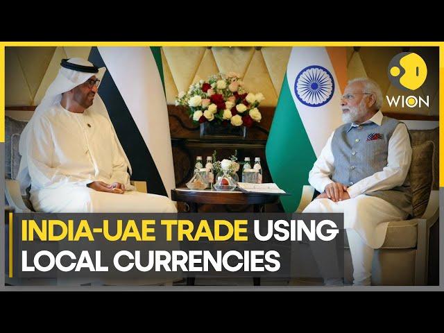 PM Modi in UAE: Burj Khalifa lights up in Indian colours, welcomes PM Modi | Latest News | WION