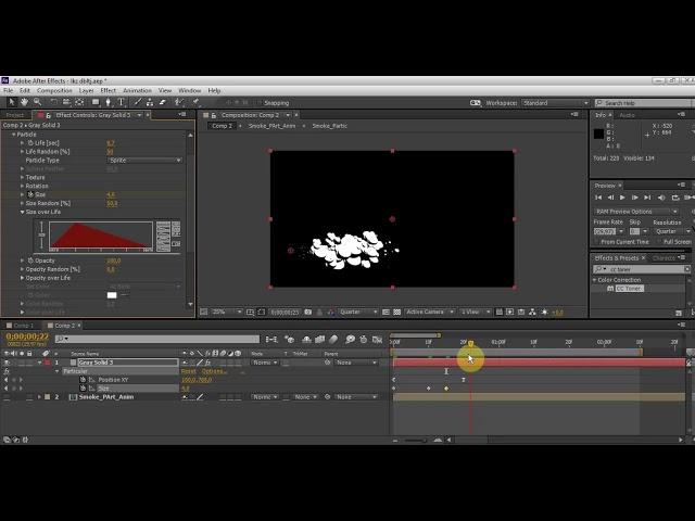 How to make Procedural Cartoon Smoke Animation [After Effects tutorial]