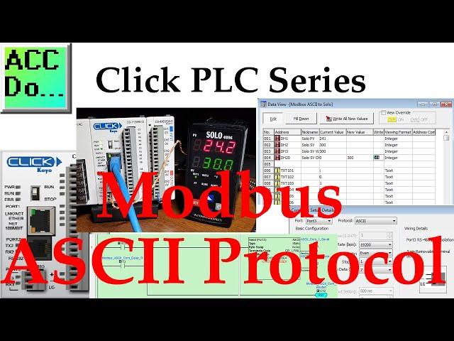 Click PLC Modbus ASCII Protocol