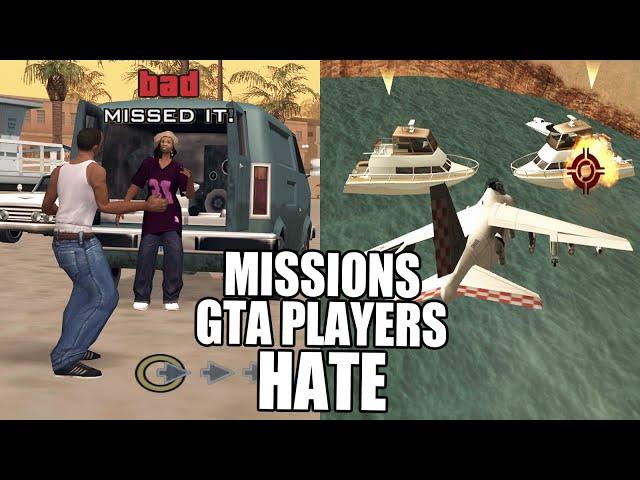 Most Frustrating Missions Players Hate in GTA San Andreas