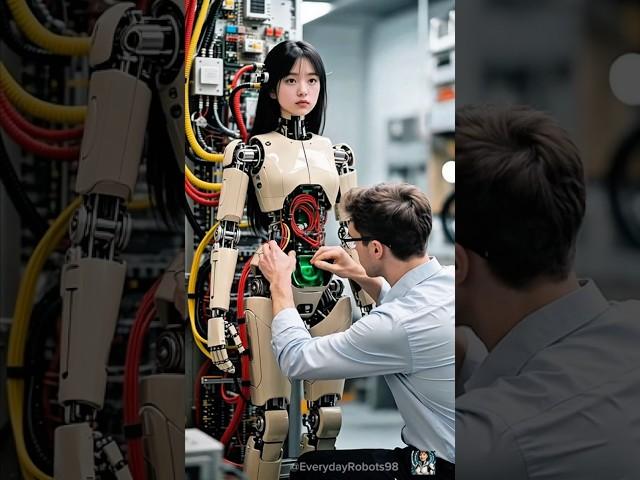 Humanoid robots 2025 begin to empathize with humans #robot #shorts #robotics #robots #futuretech #ai