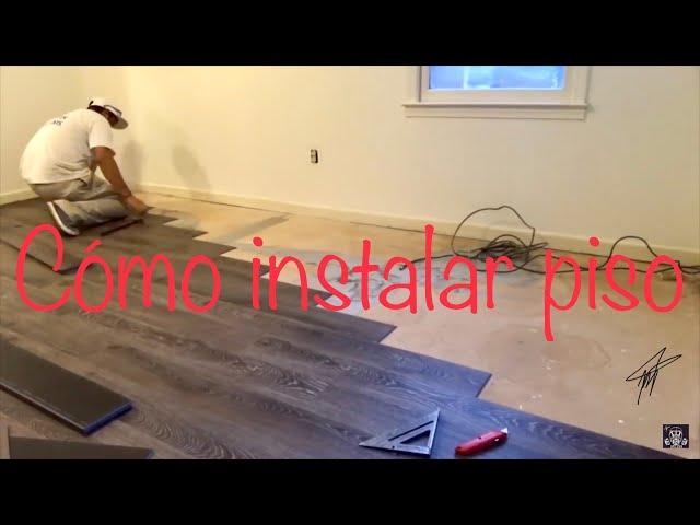 como poner piso facil y rapido vinyl plank flooring