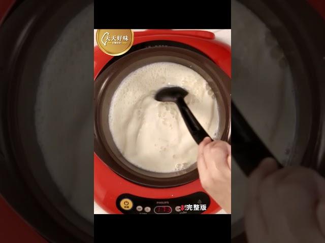 國民點心首選【簡易冰豆花】吉利丁粉diy做法，下午茶料理食譜