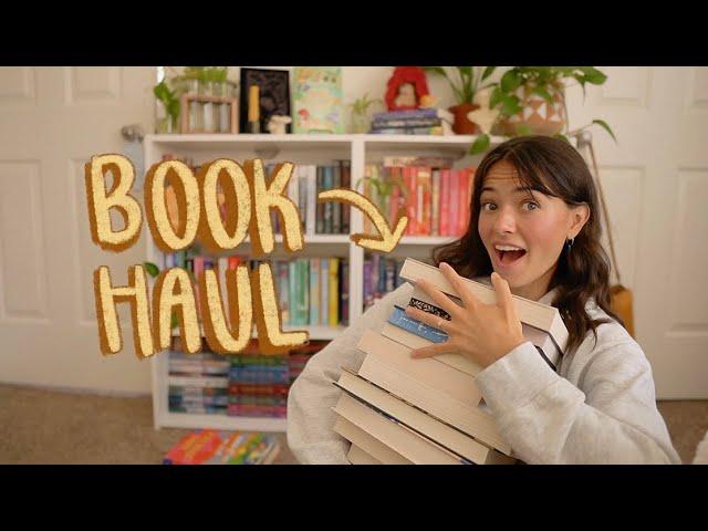 A chaotically large BOOK HAUL | 30 books