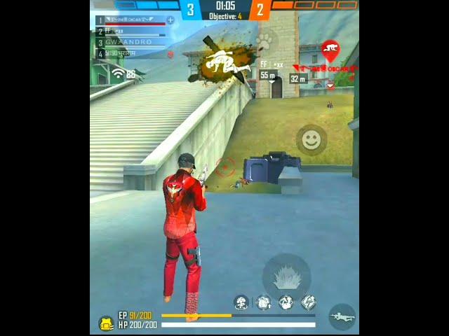 Back Side Attack |  #freefire  | Andro