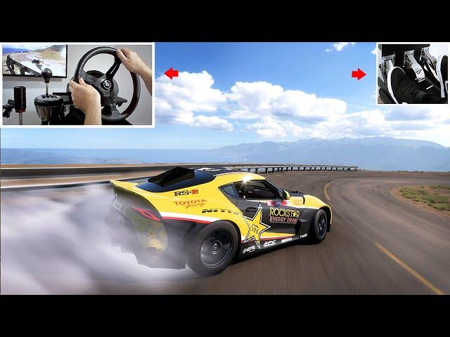 Forza Horizon 5 - FULL Send in SUPRA (w/900° Steering Wheel Setup)