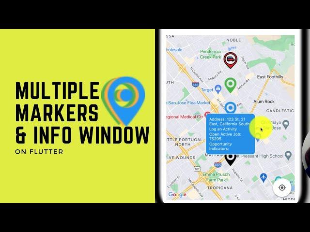 How to Create a Custom Google Maps with Multiple Markers and Custom Info Window on Flutter