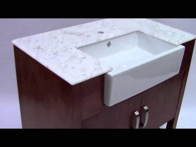 Farm Sink Bathroom Vanity AB36DO-GO