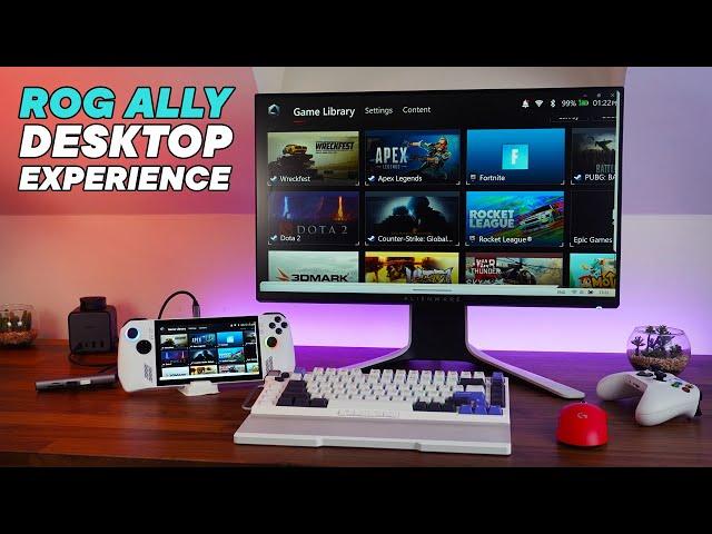 ROG Ally Desktop Experience - Can This Handheld Function as a Gaming PC?