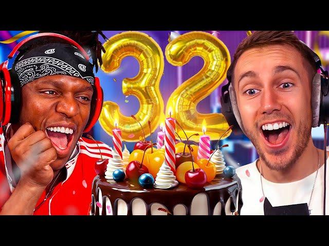 KSI JOINS MY BIRTHDAY STREAM