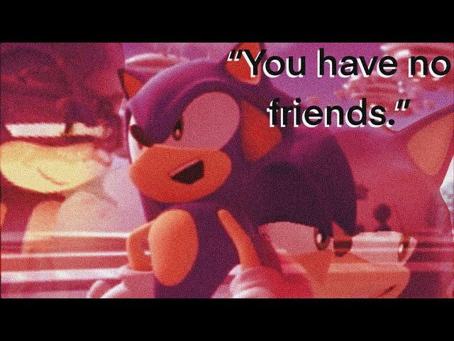 Sonic roasting literally everyone for 4 minutes straight