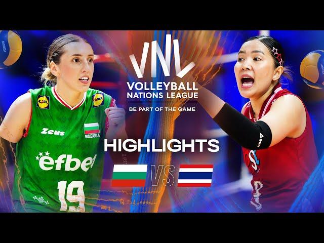 Bulgaria  vs. Thailand  - Highlights | Week 2 | Women's VNL 2025