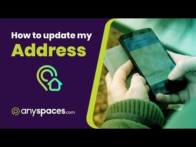 How to update my Address (anyspaces.com)