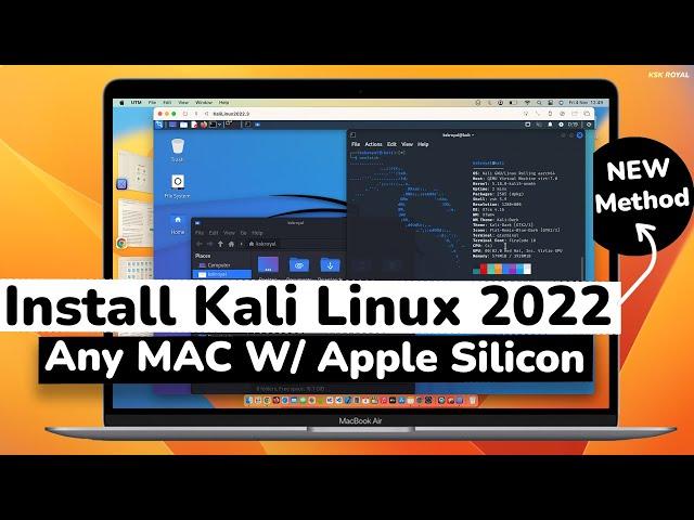 How To Install Kali Linux 2022 On M1 / M2 Mac Using UTM  (EASY WAY)