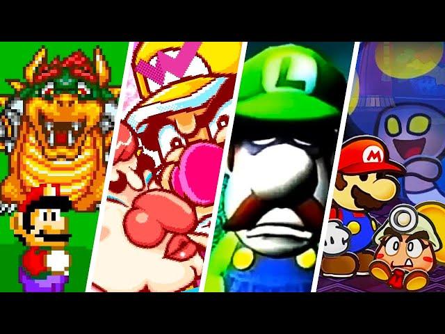 Evolution of Bad Endings in Super Mario Games (1992-2024)