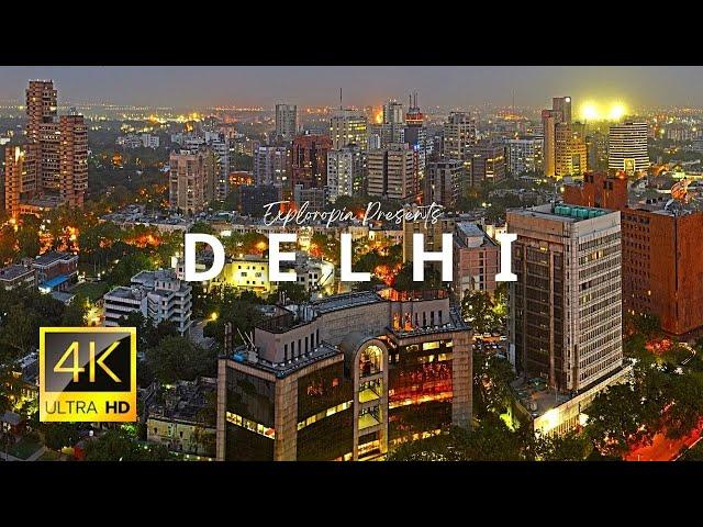 Delhi, India  in 4K ULTRA HD 60FPS by Drone