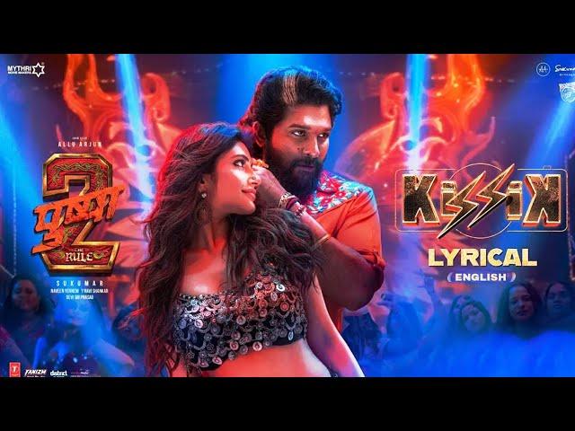 KISSIK SONG  (English) Pushpa 2 |Sreeleela | Allu arjun | Sukumar #pushpa2therule #sreeleela #kissik