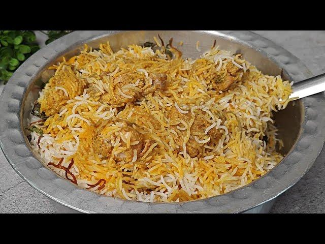 Simple Hyderabadi Chicken Dum Biryani for Beginners | Easy Chicken Biryani Recipe for Bachelors