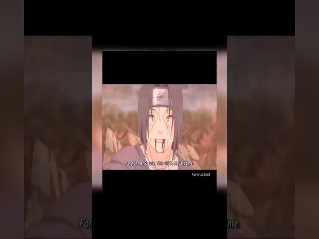 Alphonse edits  Itachi's death scene #narutoshippuden #itachiuchiha #sasukeuchiha #itachideath