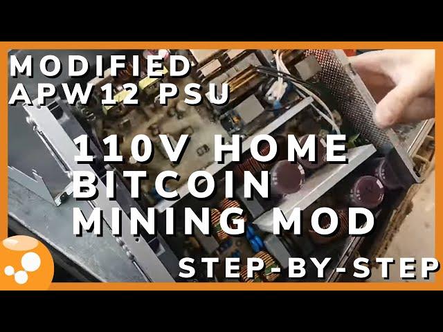 Modified APW12 PSU – Perfect for Antminer Loki Edition | Step-by-Step 110V Home Bitcoin Mining Mod