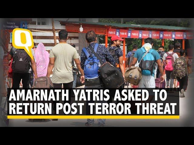 Panic Grips Kashmir Valley; Amarnath Yatra Cut Short Post Terror Threat | The Quint