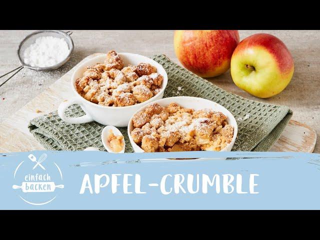 Apple Crumble - quick & easy | the perfect Dessert | Einfach Backen