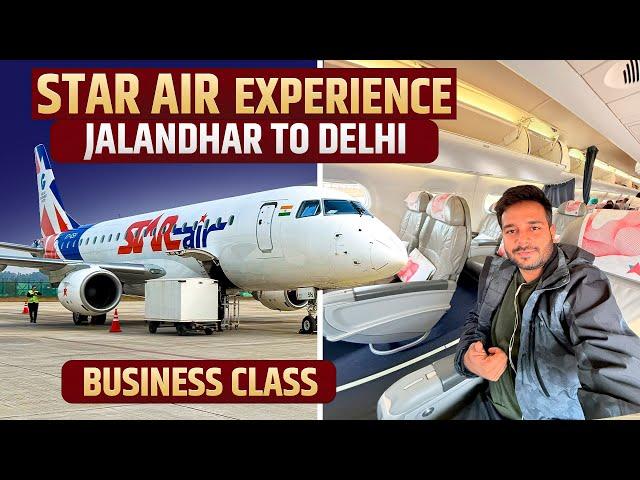 Jalandhar - Delhi - Nanded Star air S5235 Business class flight Experience