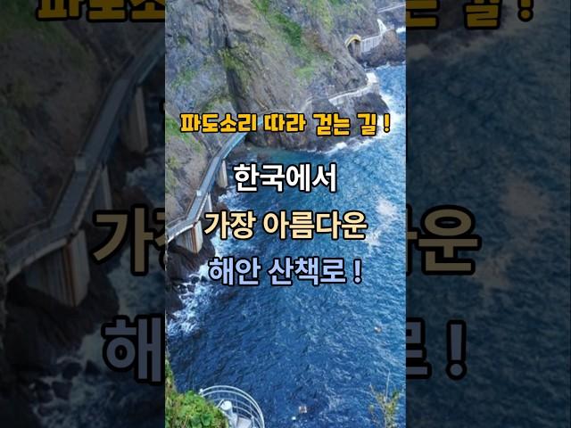 한국에서 가장 아름다운 해안 산책로!