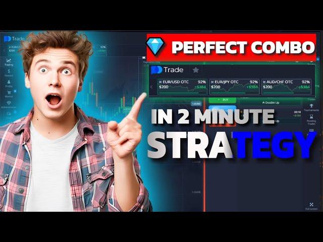  PERFECT COMBO in 2 MINUTE Strategy! Pocket Options Trading