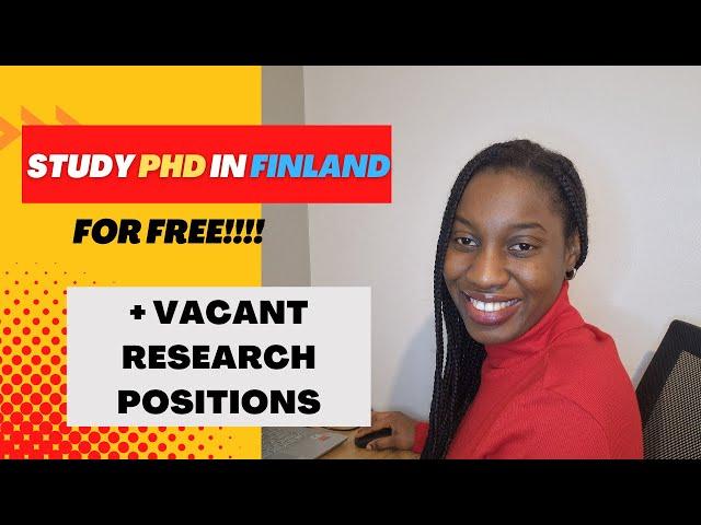 How to Apply for PHD in Finland | No Tuition Fees