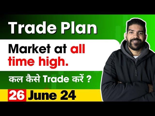 [26-june] Daily Market Analysis | Nifty 50 & banknifty analysis | #wsr