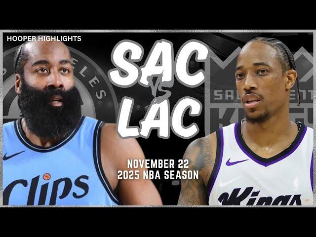 LA Clippers vs Sacramento Kings Full Game Highlights | Nov 22 | 2025 NBA Season