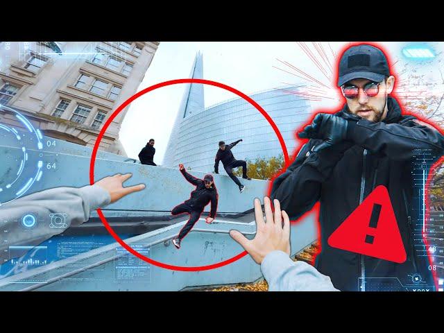 CHASED BY SECRET AGENTS! Parkour POV Escape