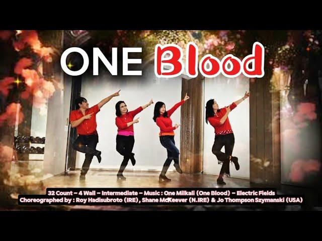 One Blood - Intermediate Line Dance | Demo by : Amare Sweet Colour