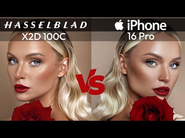 MIND-BLOWING Results Hasselblad X2D 100c vs iPhone 16 Pro