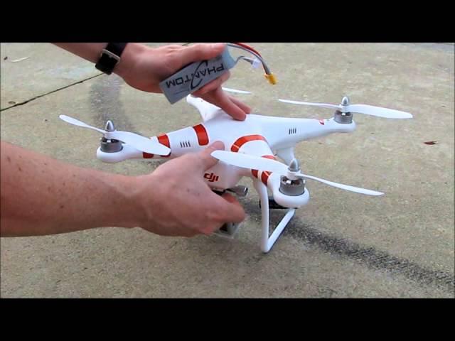 DJI Phantom 1 Beginners Tutorial Review Charging Taking Off Flying Landing Storing Drone Quad