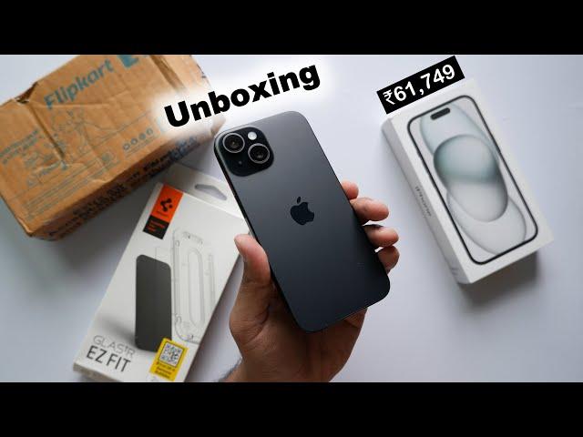 iPhone 15 at ₹61,749 from Flipkart Unboxing | Things You Should Know! (HINDI)